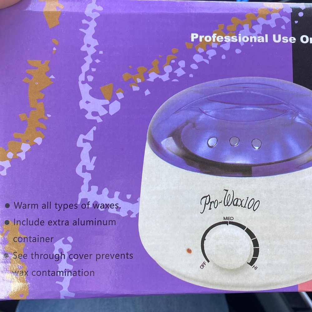 Pro-Wax 100 Warmer Portable Electric Hair Removal Kit W/Beads & Sticks